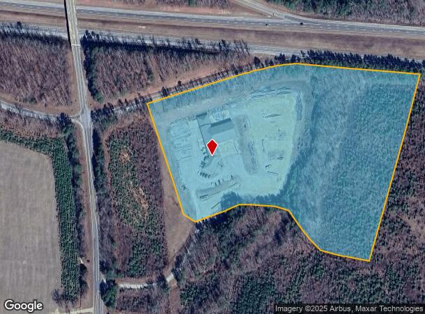 1284 N West Ave, Blackstone, VA Parcel Map