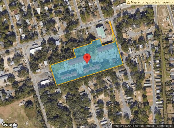  929 Massachusetts Ave, Pensacola, FL Parcel Map