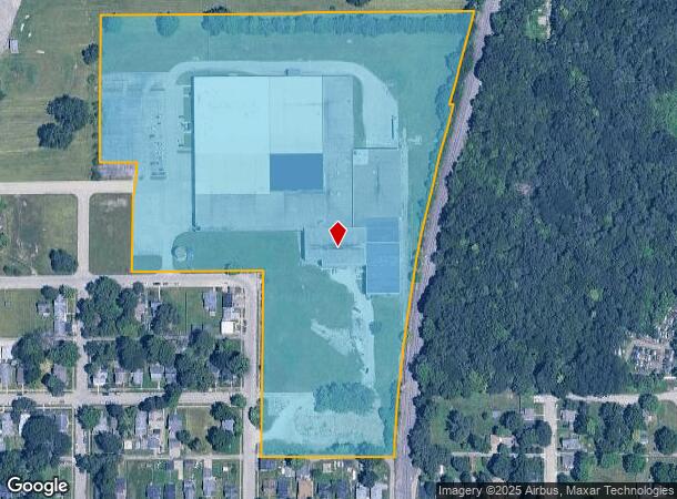  804 Hazlett St, Anderson, IN Parcel Map