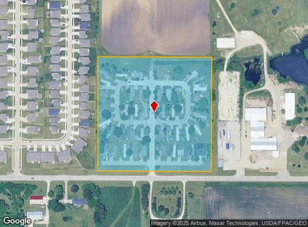 1012 E Walnut St, Elkhart, IA Parcel Map