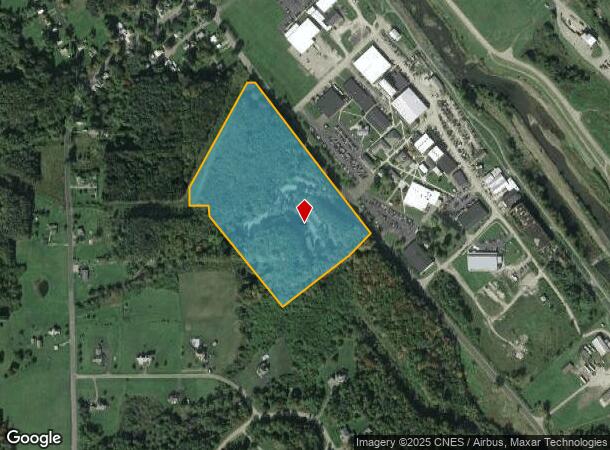  1 S Brooklyn Ave, Wellsville, NY Parcel Map