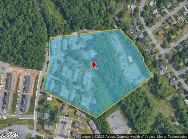  725 Mill Stream Ln, Lynchburg, VA Parcel Map