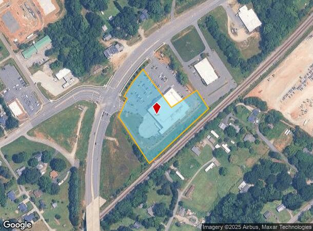 1408 N Main St, China Grove, NC Parcel Map