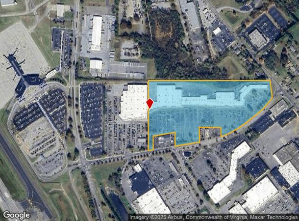  1445 Towne Square Blvd Nw, Roanoke, VA Parcel Map