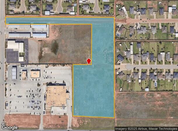  12601 Indiana Ave, Lubbock, TX Parcel Map
