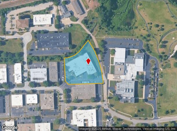 1938 University Ln, Lisle, IL Parcel Map