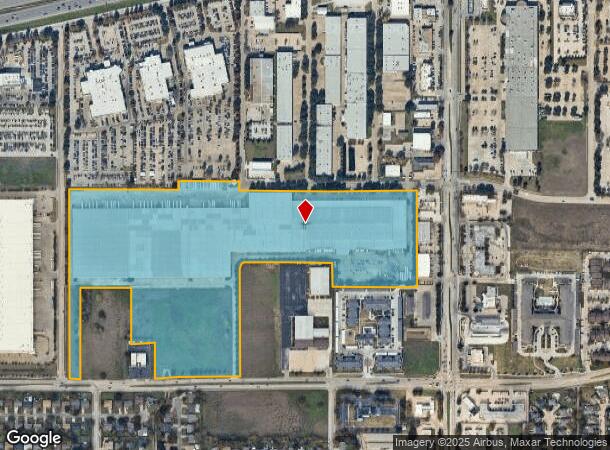  800 W Stephens St, Arlington, TX Parcel Map