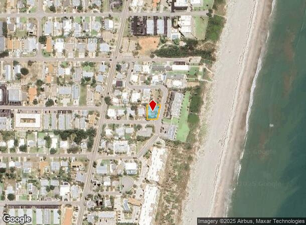  318 Azure Ln N, Cocoa Beach, FL Parcel Map