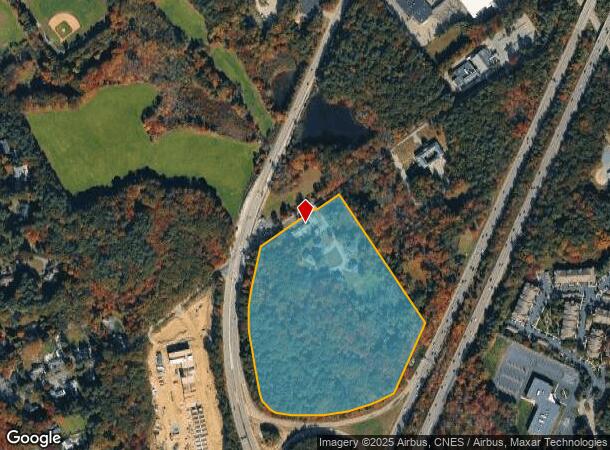 1 Walnut Ter, Foxboro, MA Parcel Map