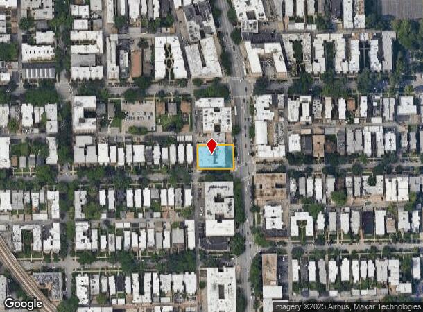 1208 W Columbia Ave, Chicago, IL Parcel Map