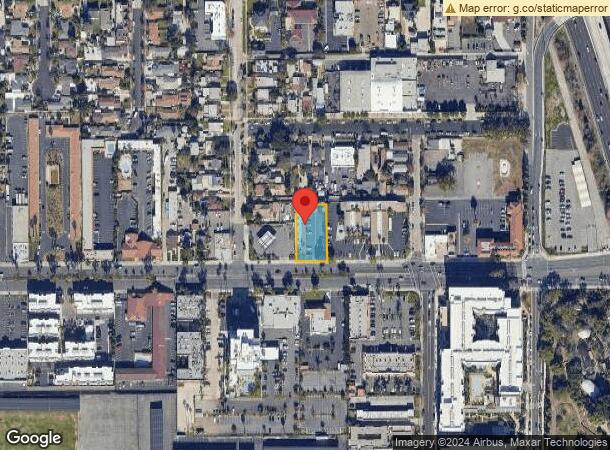  1617 E 1St St, Santa Ana, CA Parcel Map