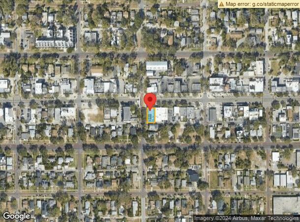  2458 Central Ave, Saint Petersburg, FL Parcel Map