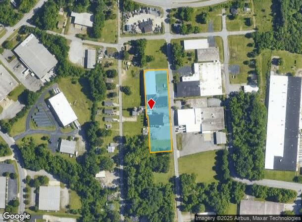  216 Woodbine St, High Point, NC Parcel Map