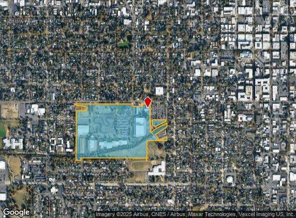 740 W 13Th Ave, Eugene, OR Parcel Map