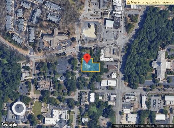  881 Mimosa Blvd, Roswell, GA Parcel Map