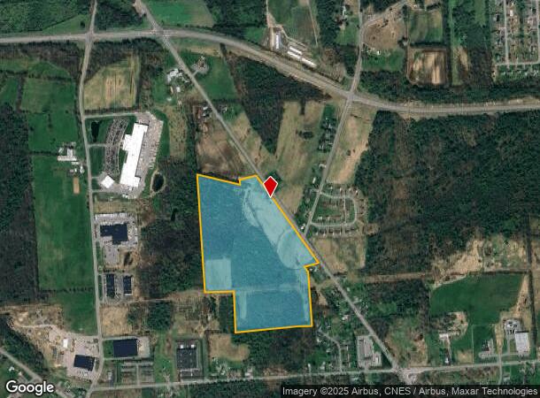 1876 Military Tpke, Plattsburgh, NY Parcel Map