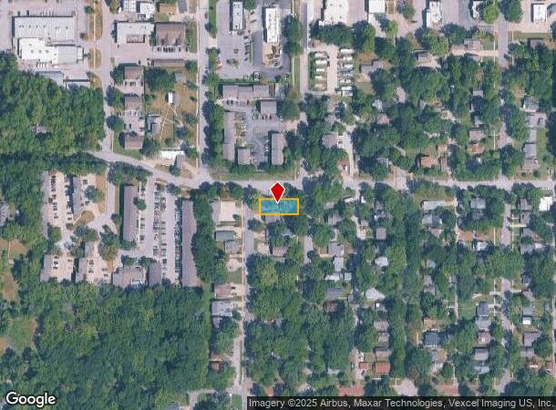  1307 W 7Th St, Lawrence, KS Parcel Map