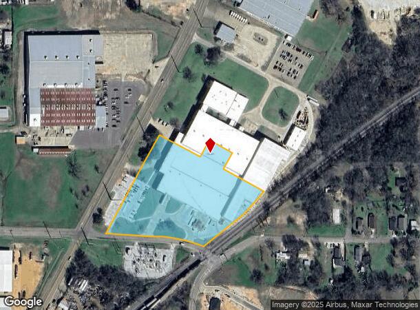  1106 Industrial Rd, Mount Pleasant, TX Parcel Map