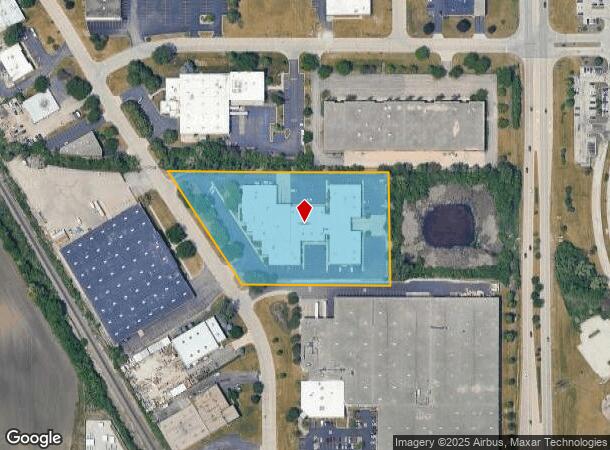  1840 Industrial Dr, Libertyville, IL Parcel Map