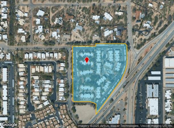 2500 N Desert Links Dr, Tucson, AZ Parcel Map
