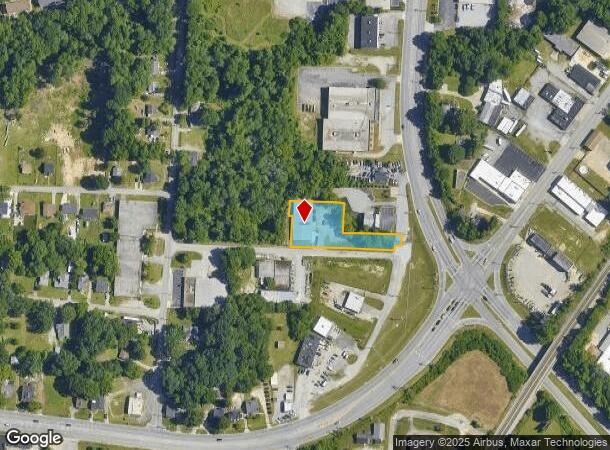  1210 Elgin Ave, High Point, NC Parcel Map