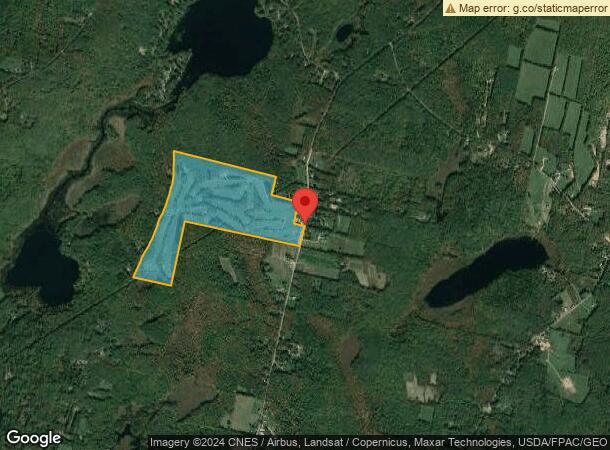  495 Huntington Hill Rd, Litchfield, ME Parcel Map