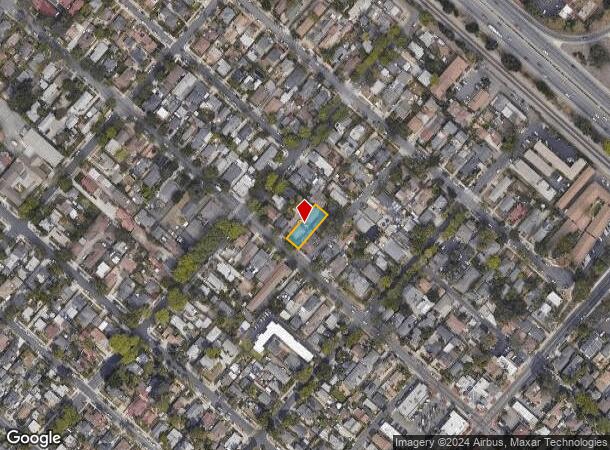  1628 San Andres St, Santa Barbara, CA Parcel Map