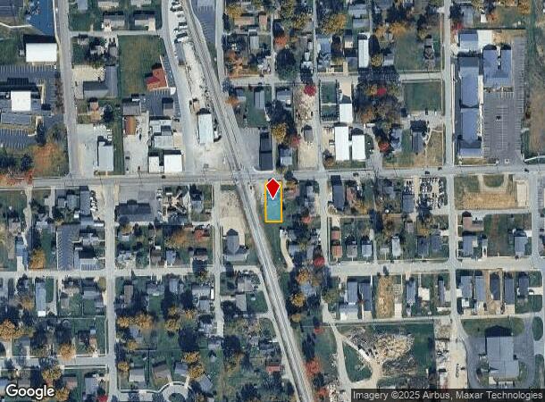  609 E Main St, Whiteland, IN Parcel Map