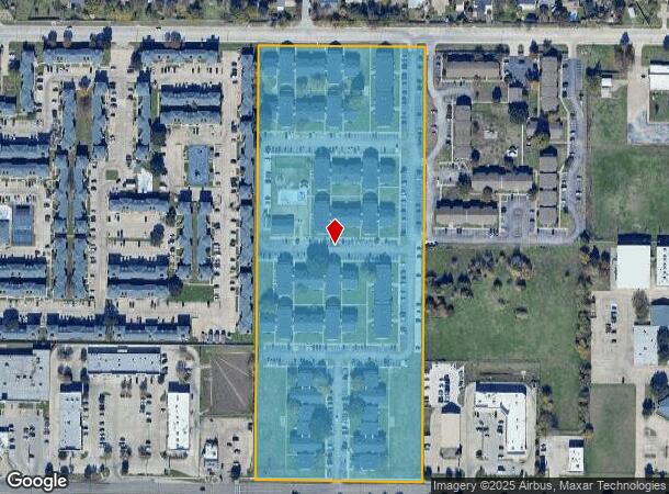  602 W Pioneer Pkwy, Grand Prairie, TX Parcel Map