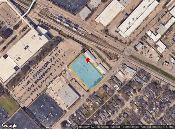  2425 Burbank St, Dallas, TX Parcel Map