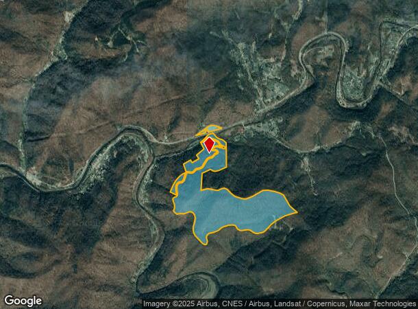 Mouth Of Crases Br, Blackey, KY Parcel Map