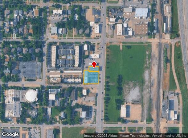 1611 N Broadway Ave, Oklahoma City, OK Parcel Map