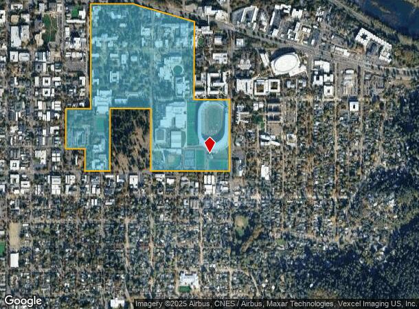  1433 E 18Th Ave, Eugene, OR Parcel Map