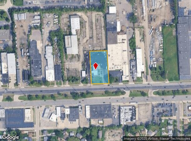  21366 W 8 Mile Rd, Southfield, MI Parcel Map