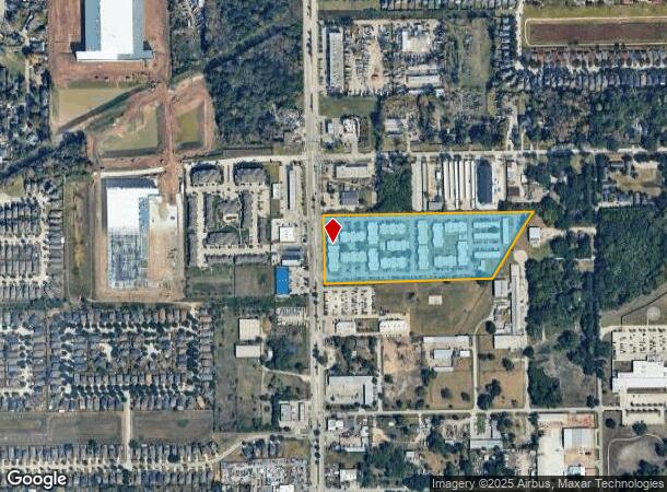  12945 S Post Oak Rd, Houston, TX Parcel Map