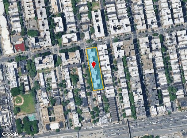 1050 Wheeler Ave, Bronx, NY Parcel Map