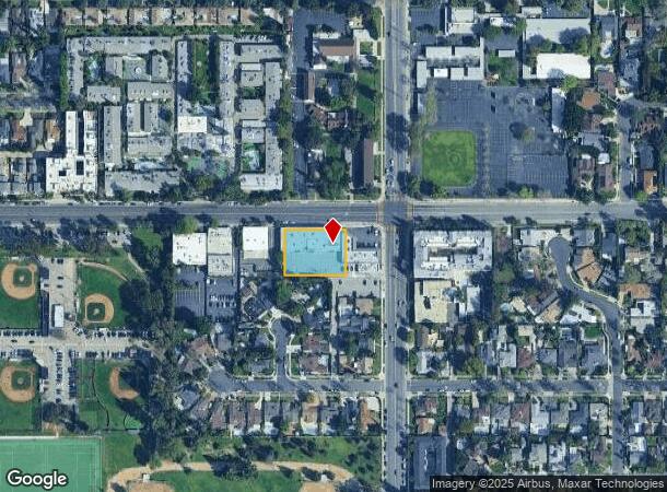  14120 Magnolia Blvd, Sherman Oaks, CA Parcel Map