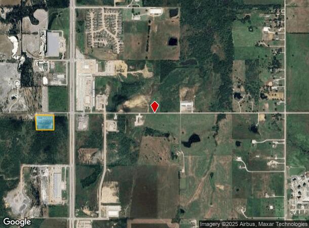  1922 W 161St St S, Glenpool, OK Parcel Map