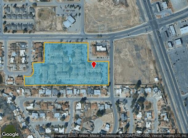  210 W Redd Rd, El Paso, TX Parcel Map