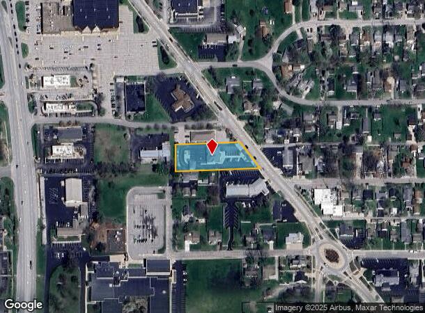 1126 N Main St, Franklin, IN Parcel Map