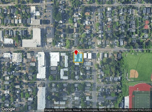  5110 Se Division St, Portland, OR Parcel Map