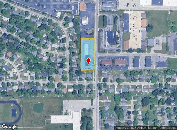 2801 N Oakwood Ave, Muncie, IN Parcel Map