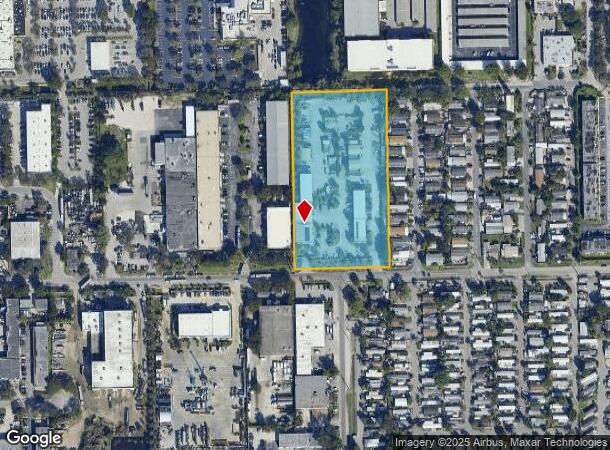 1645 Nw 33Rd St, Pompano Beach, FL Parcel Map