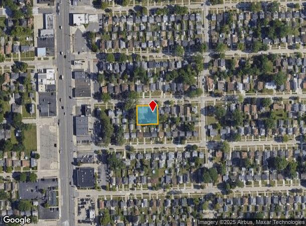  8090 Theisen, Center Line, MI Parcel Map