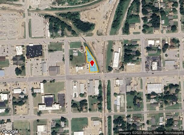 619 E Dewey Ave, Sapulpa, OK Parcel Map