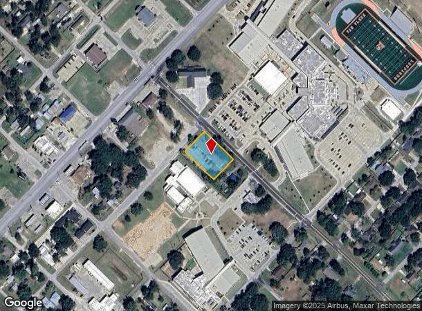 100 4Th St S, Van Vleck, TX Parcel Map