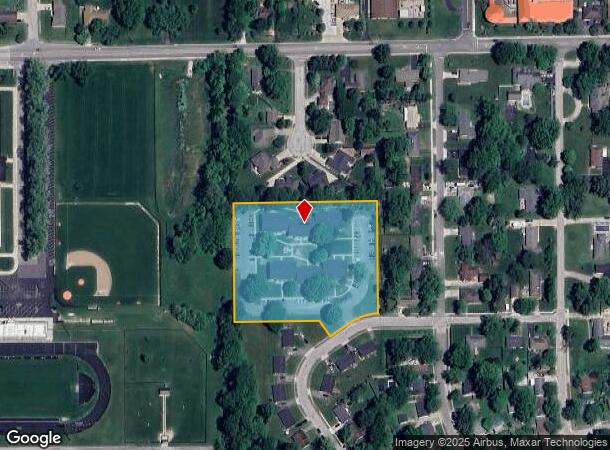 890 Ridgewood Dr, Plainfield, IN Parcel Map