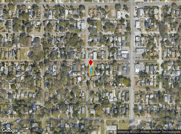 1668 28Th Ave N, Saint Petersburg, FL Parcel Map