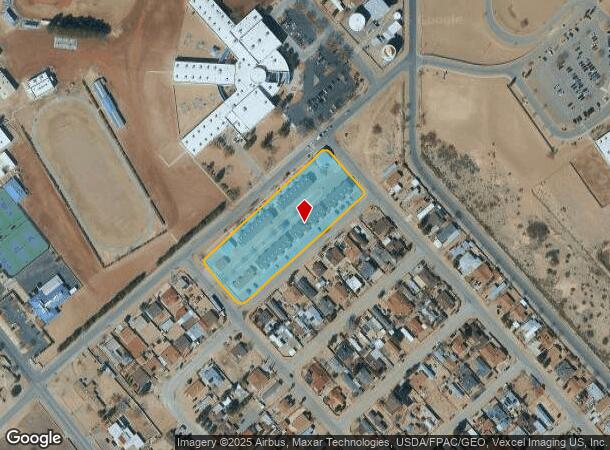 Mike Maros St, Fabens, TX Parcel Map