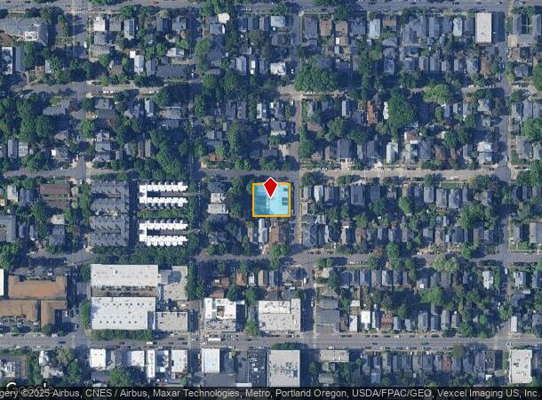  3450 Se Alder St, Portland, OR Parcel Map